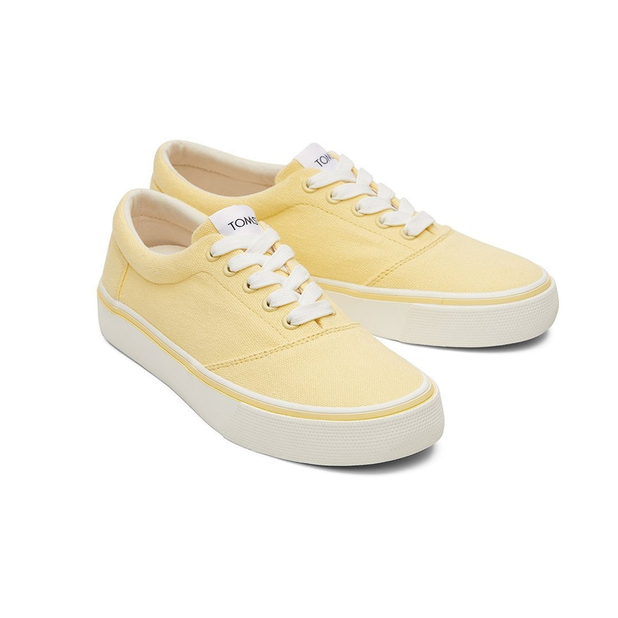 TOMS ALPARGATA FENIX LACE UP - BAN YLW WASHED CVS (WOMENS)