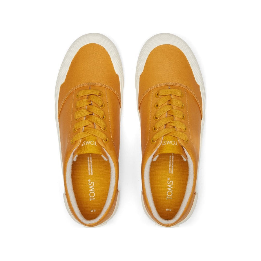 TOMS ALPARGATA FENIX LACE UP-GLD YLW MATTE CVS LACEUP SNEAK (WOMENS)