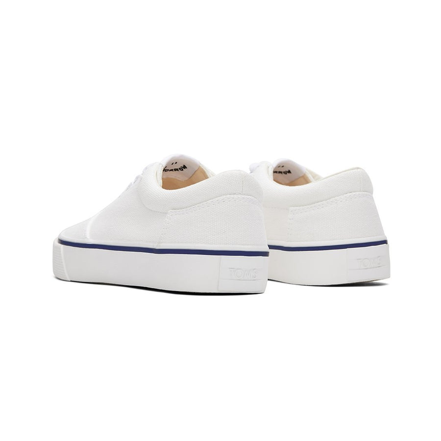 TOMS ALPARGATA FENIX LACE UP - WHT WSH CAN (MENS)