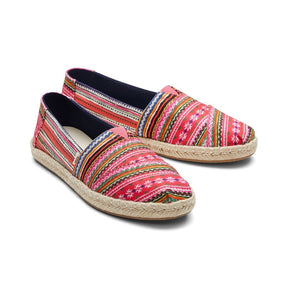 TOMS ALPARGATA ROPE - MUL HMONG VINT PRINT WM ALROPE ESP (WOMENS)
