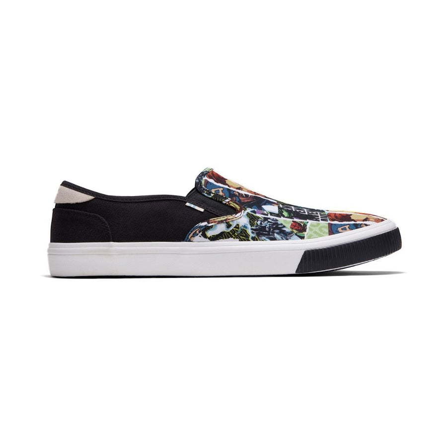 TOMS BAJA - BLK MLT MARV CHCT PR BAJA SLIPON (MENS)