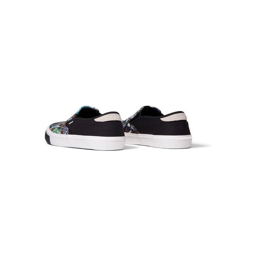 TOMS BAJA - BLK MLT MARV CHCT PR BAJA SLIPON (MENS)