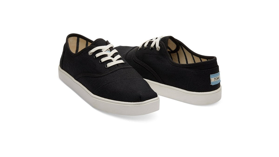 TOMS Cordones Cupsole Men's - Black (MENS)