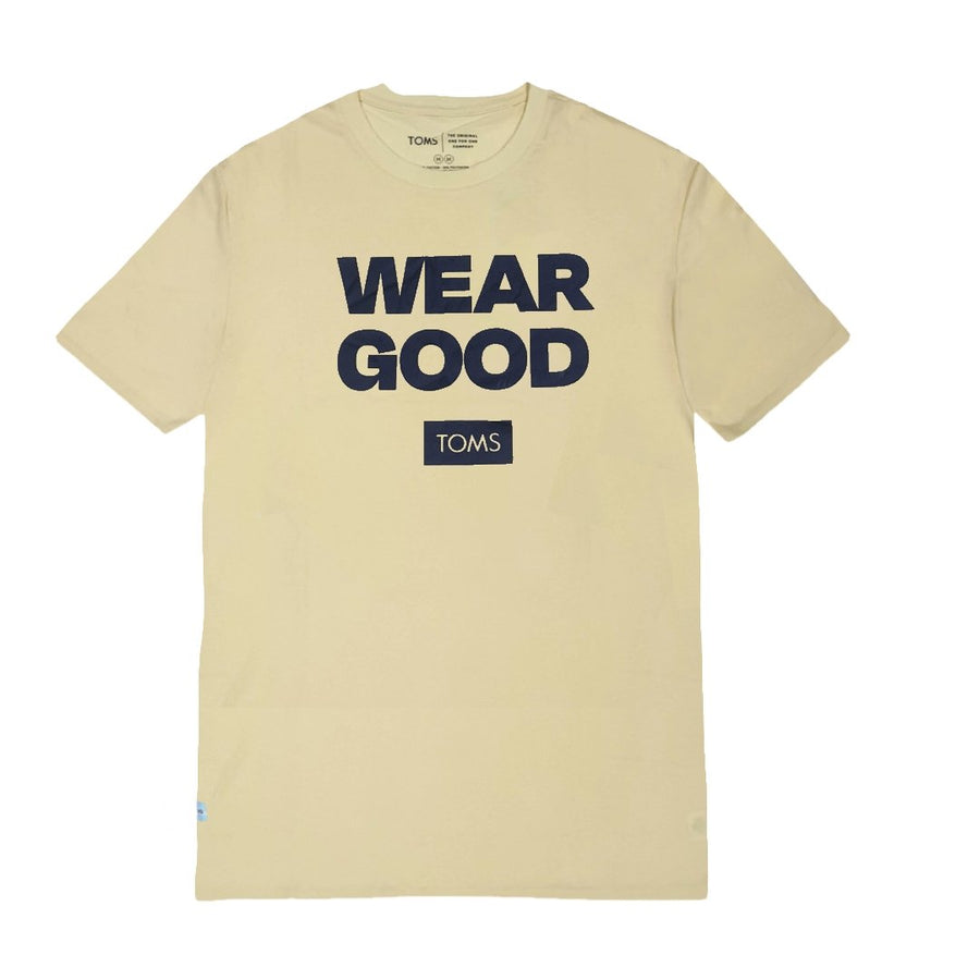 TOMS WEAR GOOD TEE - CREAM