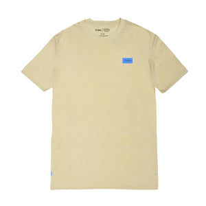 TOMS WORKD MARK LOGO TEE - CREAM