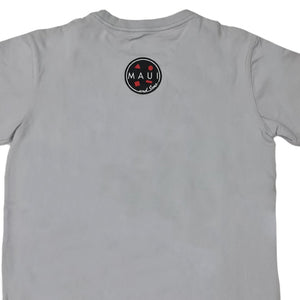 MAUI AND SONS ROUND NECK TEE - LT.GRAY
