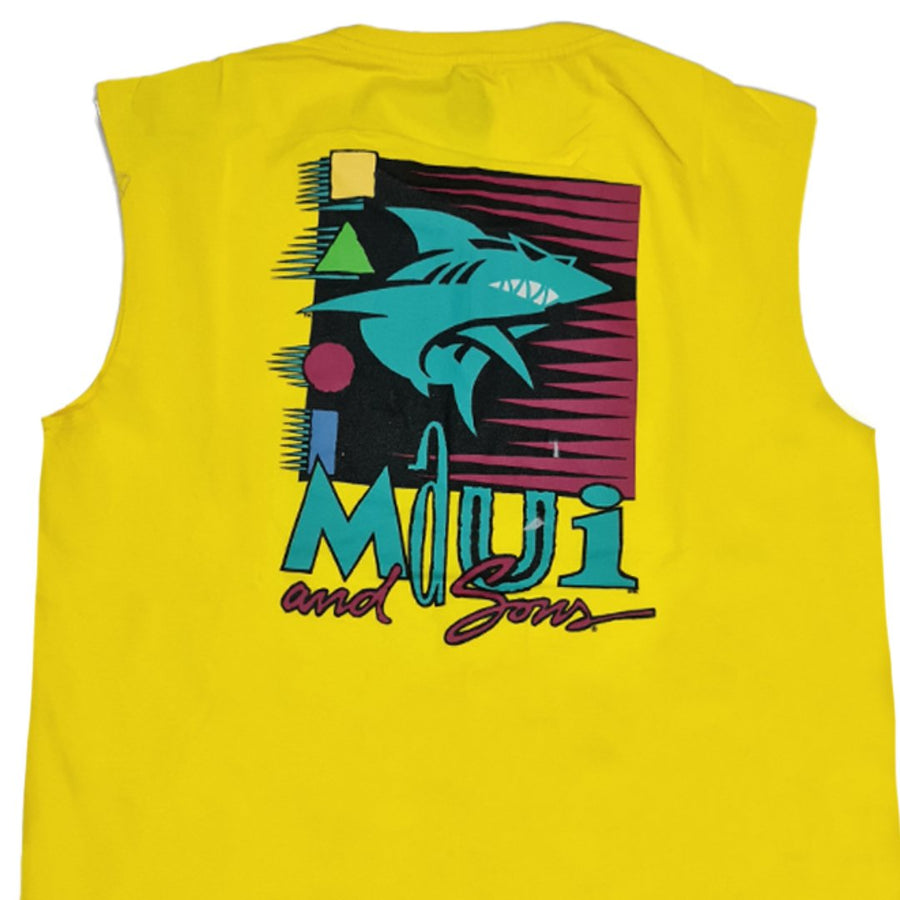 MAUI AND SONS MUSCLE SHIRT - YELLOW