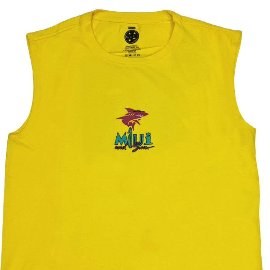 MAUI AND SONS MUSCLE SHIRT - YELLOW