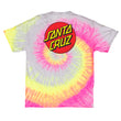 Load image into Gallery viewer, SANTA CRUZ CLASSIC DOT TEE-SILVER RAINBOW
