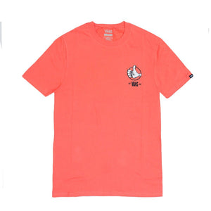 VANS AP SEASONAL LOGO RELAX TEE - LIVING CORAL