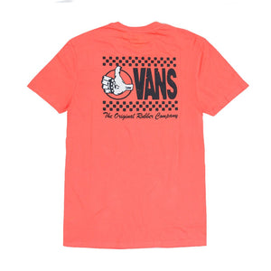 VANS AP SEASONAL LOGO RELAX TEE - LIVING CORAL