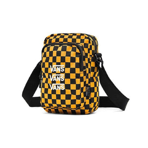 VANS AP Triple V Crossbody Bag - Black Saffron Checkerboard