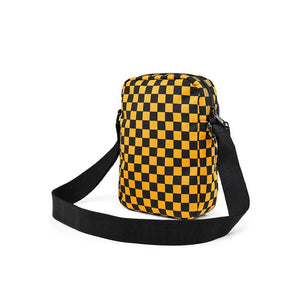 VANS AP Triple V Crossbody Bag - Black Saffron Checkerboard