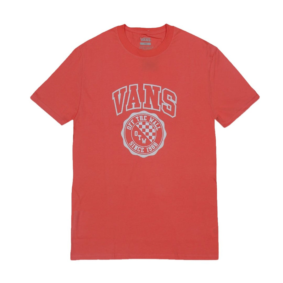 VANS SCHOOLDAY LOGO SS LIVING - CORAL