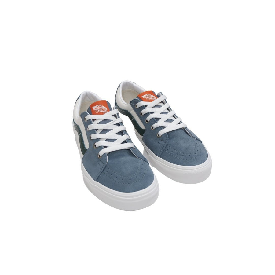 VANS SK8 LOW-VARSITY CANVAS BLUE/GREEN