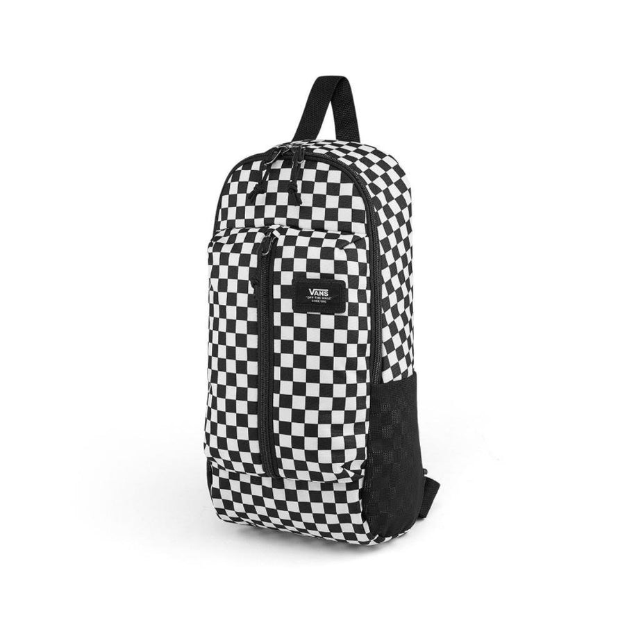 VANS Warp Sling Bag - Black-White Check