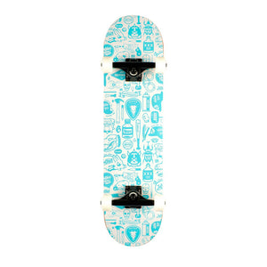 JUSTICE SKATEBOARDS TEXAS WHITE