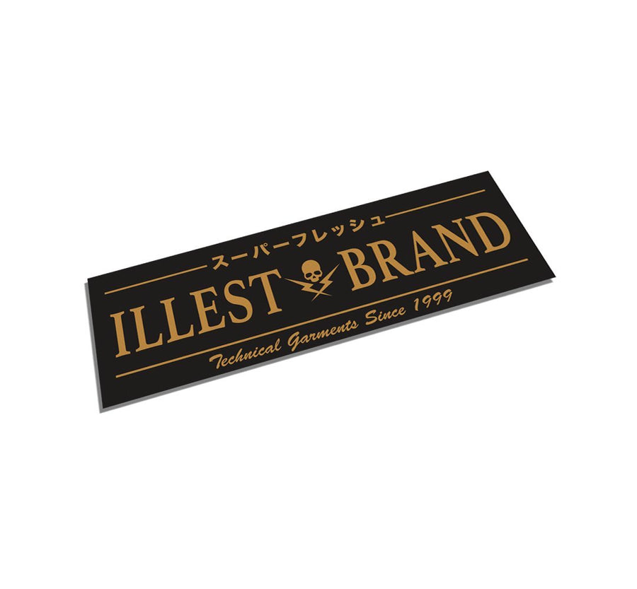 ILLEST Technical Garments 2 Sticker - Black